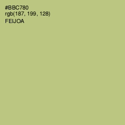 #BBC780 - Feijoa Color Image