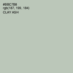 #BBC7B8 - Clay Ash Color Image