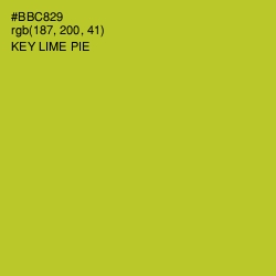 #BBC829 - Key Lime Pie Color Image