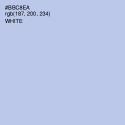 #BBC8EA - Spindle Color Image