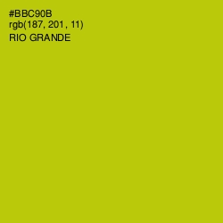 #BBC90B - Rio Grande Color Image