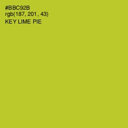 #BBC92B - Key Lime Pie Color Image