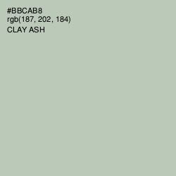 #BBCAB8 - Clay Ash Color Image