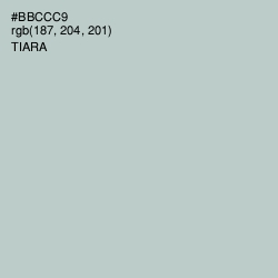 #BBCCC9 - Loblolly Color Image