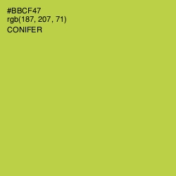 #BBCF47 - Conifer Color Image