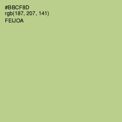 #BBCF8D - Feijoa Color Image