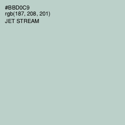 #BBD0C9 - Jet Stream Color Image