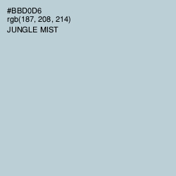 #BBD0D6 - Jungle Mist Color Image
