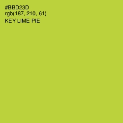 #BBD23D - Key Lime Pie Color Image