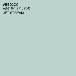 #BBD3CC - Jet Stream Color Image