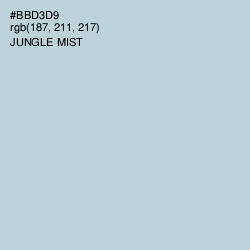 #BBD3D9 - Jungle Mist Color Image