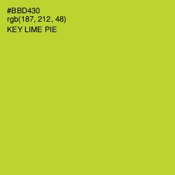 #BBD430 - Key Lime Pie Color Image