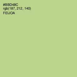 #BBD48C - Feijoa Color Image