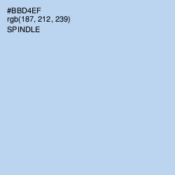 #BBD4EF - Spindle Color Image