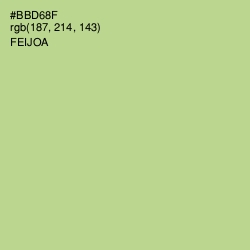 #BBD68F - Feijoa Color Image