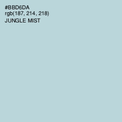 #BBD6DA - Jungle Mist Color Image