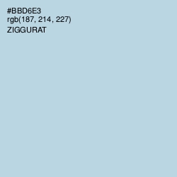 #BBD6E3 - Ziggurat Color Image
