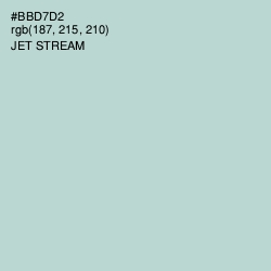 #BBD7D2 - Jet Stream Color Image