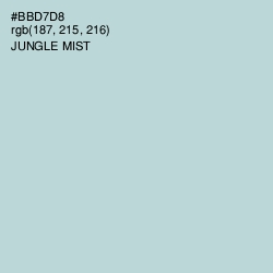 #BBD7D8 - Jungle Mist Color Image