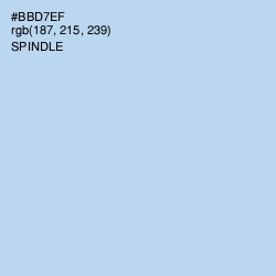 #BBD7EF - Spindle Color Image