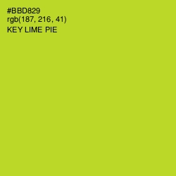 #BBD829 - Key Lime Pie Color Image