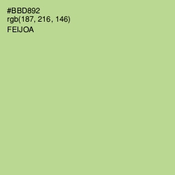 #BBD892 - Feijoa Color Image