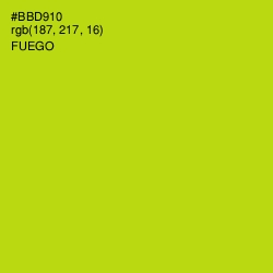 #BBD910 - Fuego Color Image