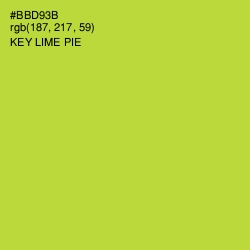 #BBD93B - Key Lime Pie Color Image