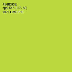 #BBD93E - Key Lime Pie Color Image