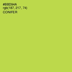 #BBD94A - Conifer Color Image