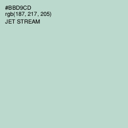 #BBD9CD - Jet Stream Color Image