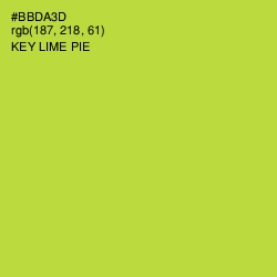 #BBDA3D - Key Lime Pie Color Image