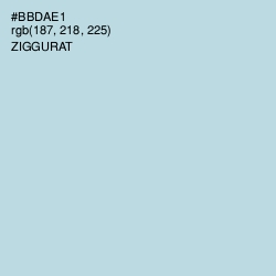 #BBDAE1 - Ziggurat Color Image