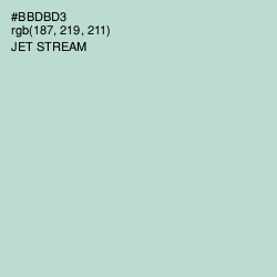 #BBDBD3 - Jet Stream Color Image