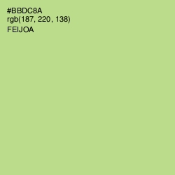 #BBDC8A - Feijoa Color Image