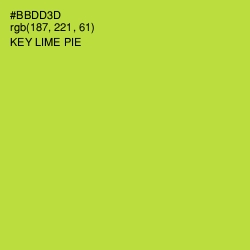 #BBDD3D - Key Lime Pie Color Image
