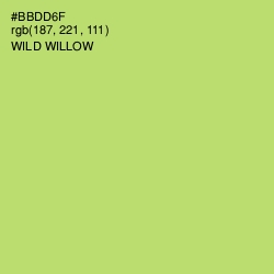 #BBDD6F - Wild Willow Color Image