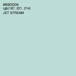 #BBDDD6 - Jet Stream Color Image