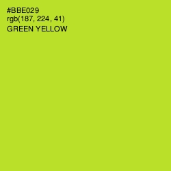 #BBE029 - Green Yellow Color Image
