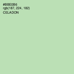 #BBE0B6 - Celadon Color Image