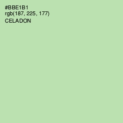 #BBE1B1 - Celadon Color Image