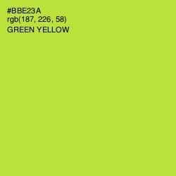 #BBE23A - Green Yellow Color Image