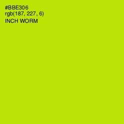 #BBE306 - Inch Worm Color Image