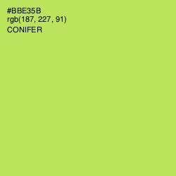 #BBE35B - Conifer Color Image