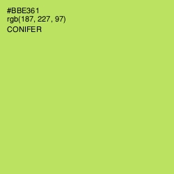 #BBE361 - Conifer Color Image