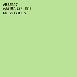 #BBE397 - Moss Green Color Image