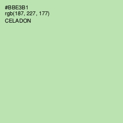 #BBE3B1 - Celadon Color Image