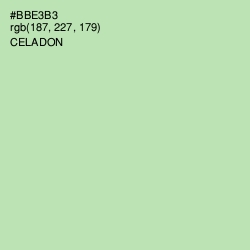 #BBE3B3 - Celadon Color Image