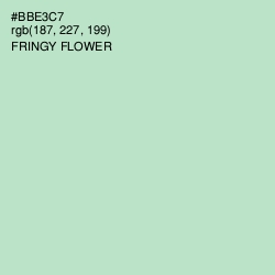 #BBE3C7 - Fringy Flower Color Image