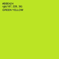 #BBE424 - Green Yellow Color Image